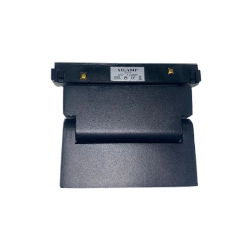 Projecteur LED sur Rail Magnétique 48V DC 6W NOIR Orientable