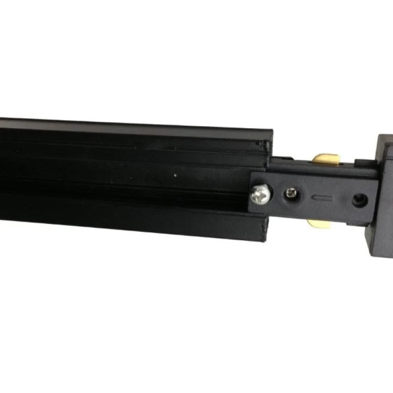 Rail Monophasé pour Spot LED 1m NOIR