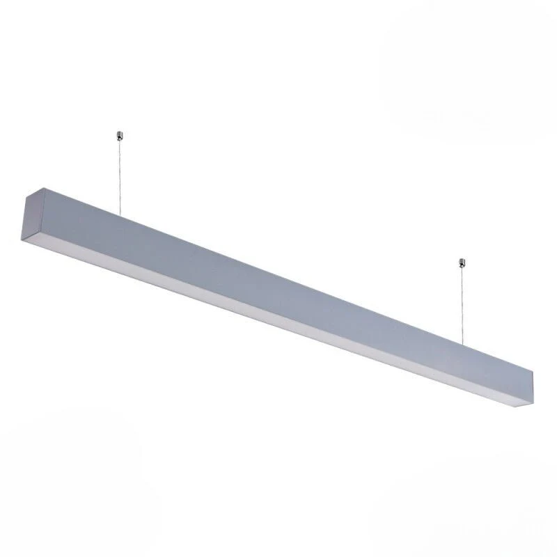Suspension Linéaire LED 120cm 40W Interconnectable GRIS