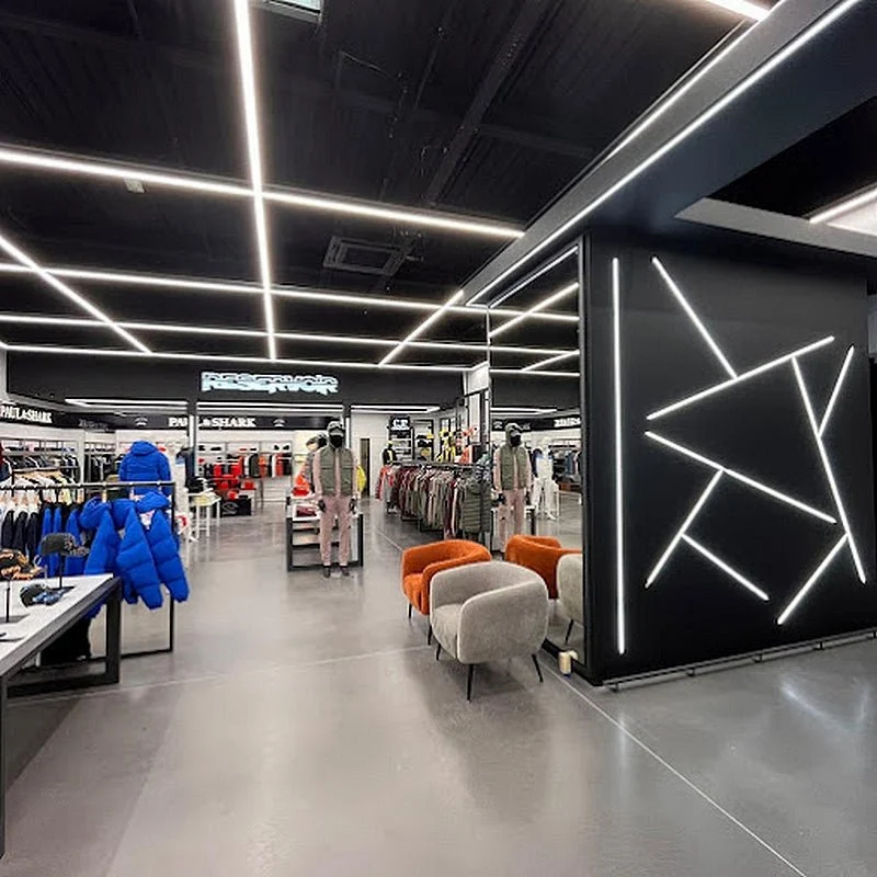 Suspension Linéaire LED 120cm 40W Interconnectable NOIR