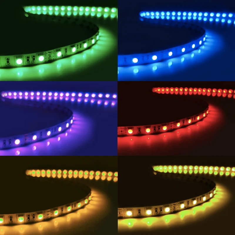 Ruban LED RGB 12V 5M 5050 IP20 60LED/m