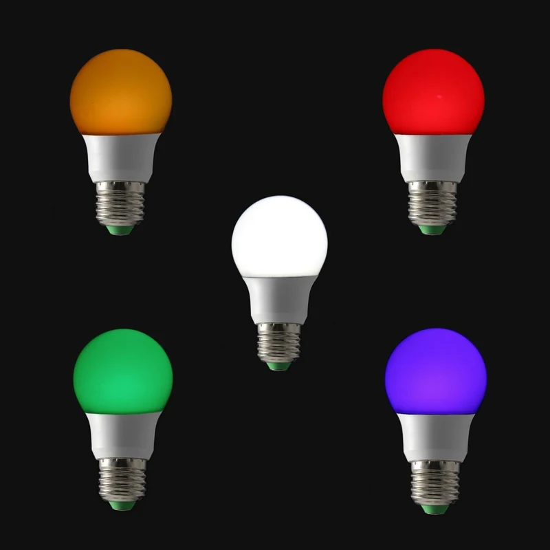 Ampoule LED E27 5W 220V RGBW