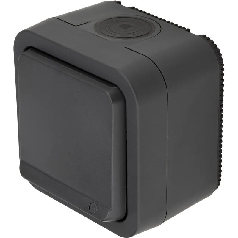 Prise 2P+T 16A simple ou double IP55 - bornes auto saillie - gamme Granite - Protec