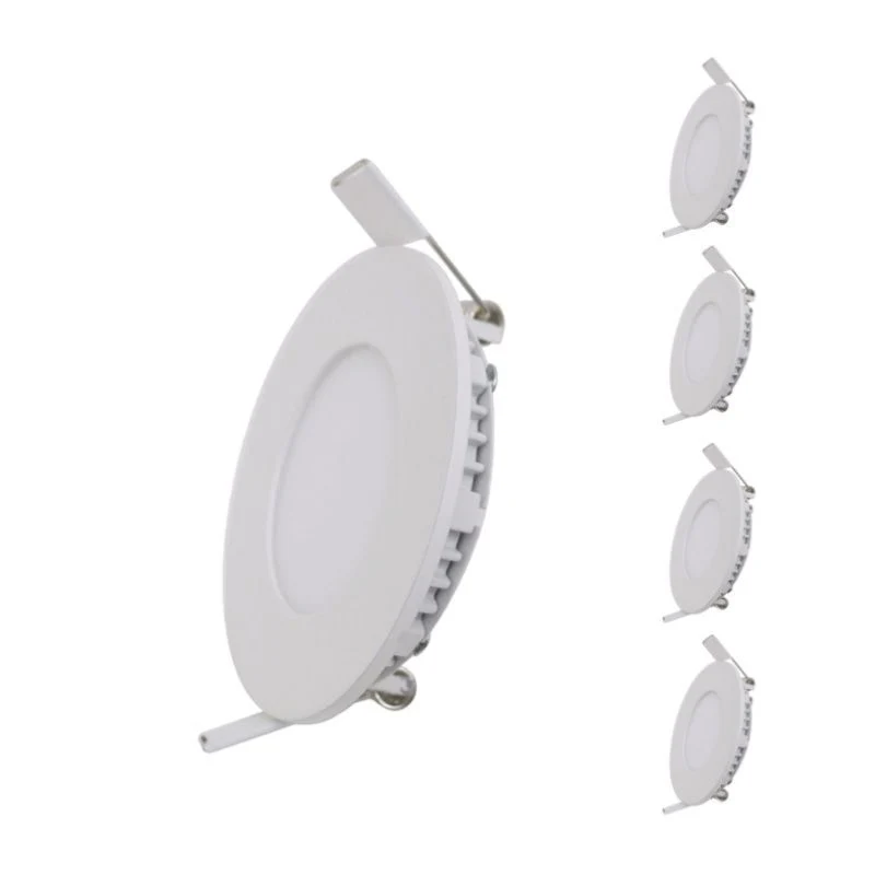 Spot LED Extra Plat Rond BLANC 12W - Pack de 5