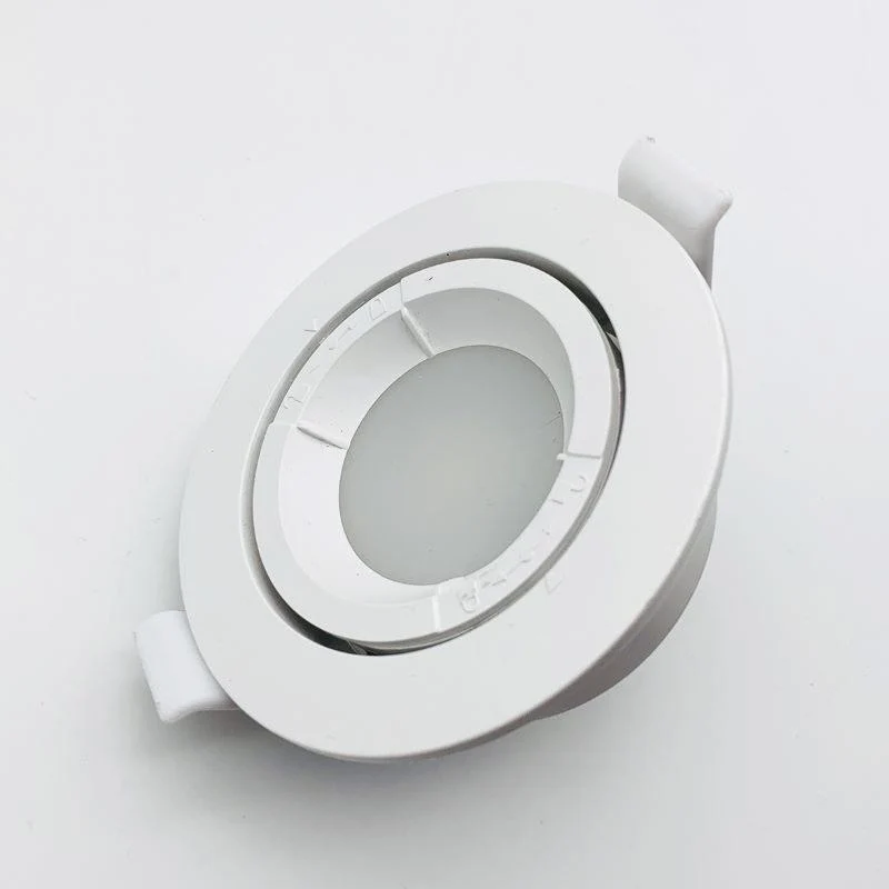Pack de 10 - Support Spot Encastrable GU10 LED Orientable Rond BLANC