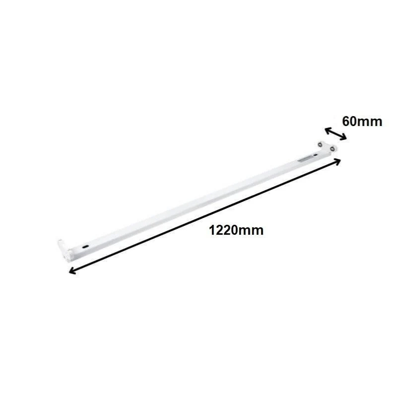 Support pour 2 tubes LED T8 150 cm IP20