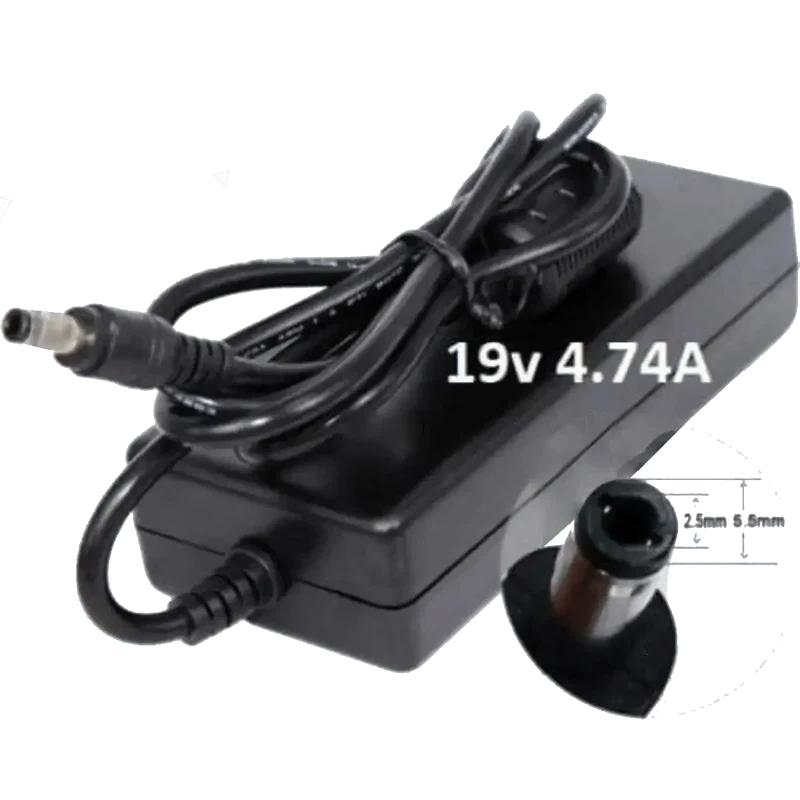 Chargeur PC portable 19V 90W 4.74A fiche 5.5x2.5mm
