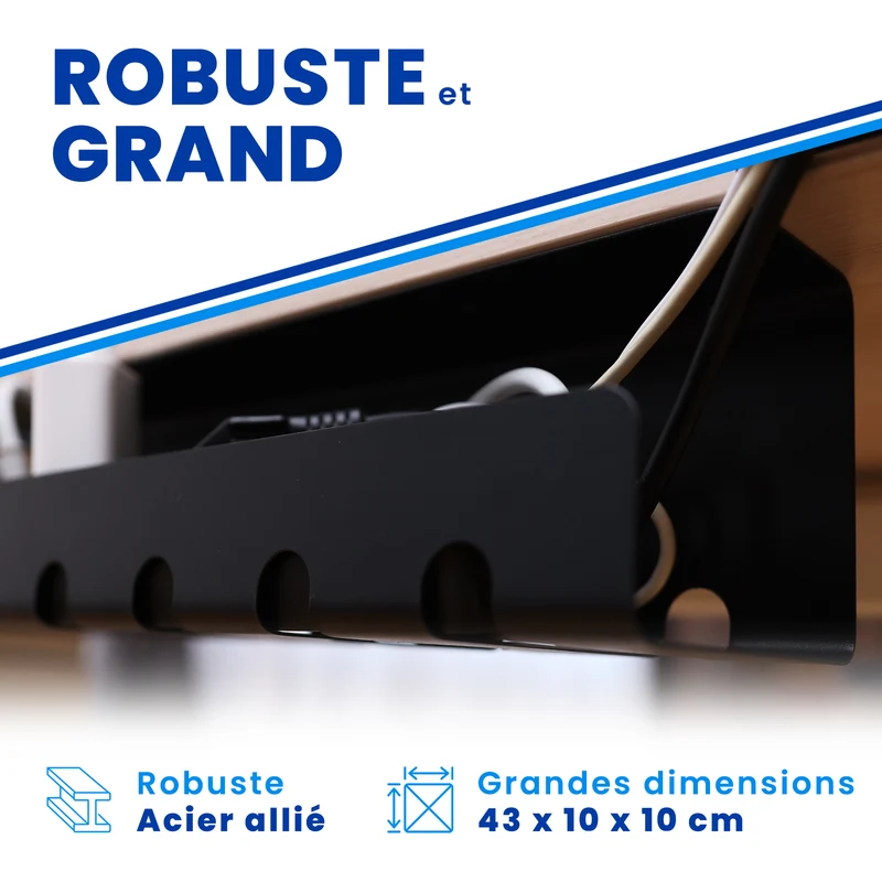Organisateur de câbles - Lot de 2
