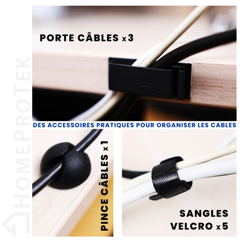Organisateur de câbles - Lot de 1