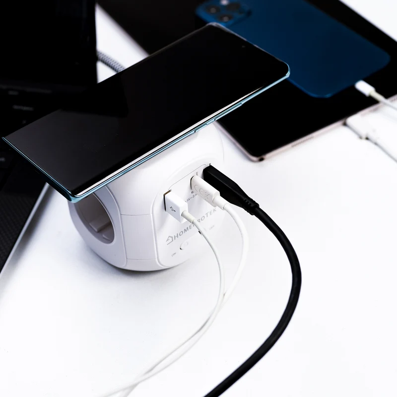 Multiprise cube avec Charge Sans Fil