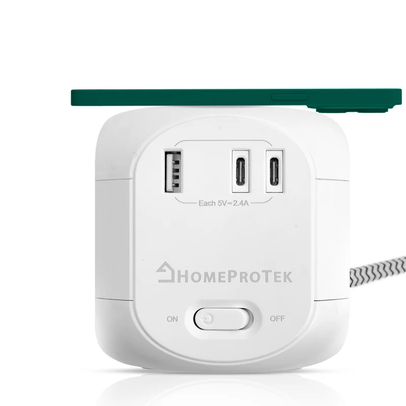 Multiprise cube avec Charge Sans Fil