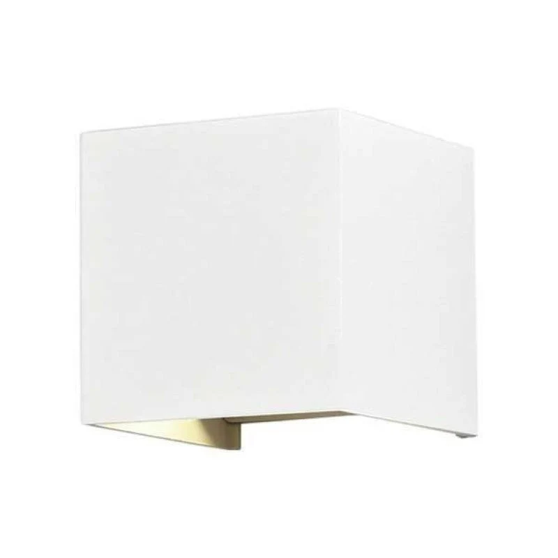 Applique Murale Blanche LED 12W IP54 Carré