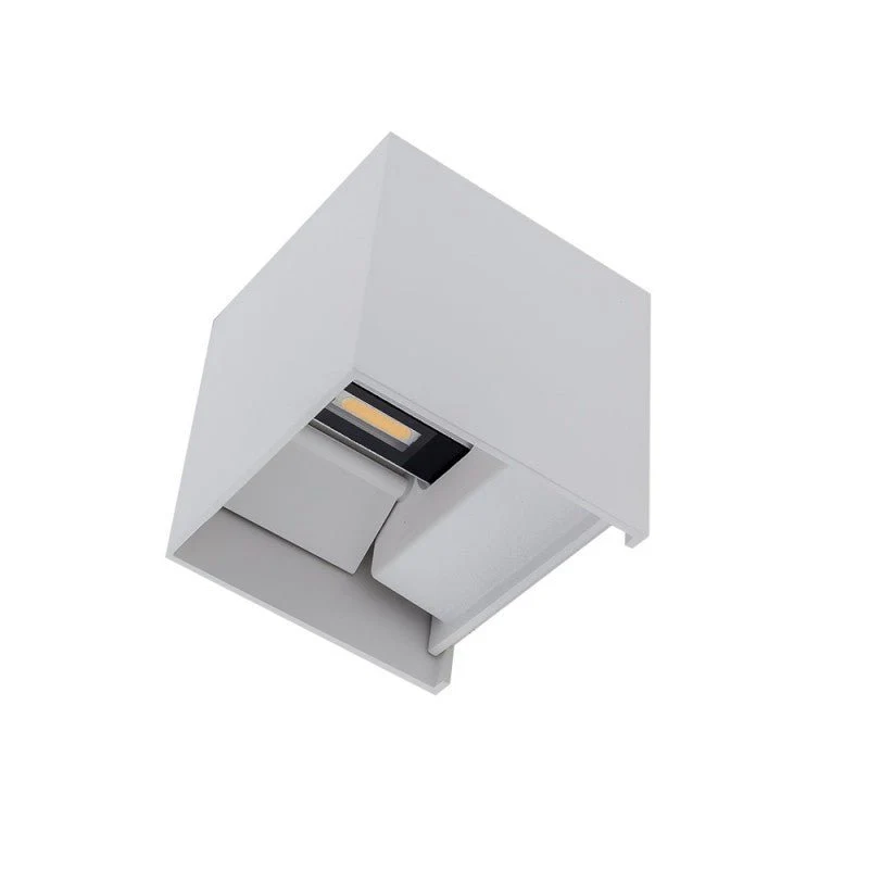 Applique Murale Blanche LED 12W IP54 Carré