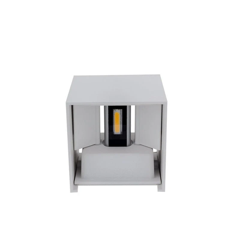 Applique Murale Blanche LED 6W IP54 Carré