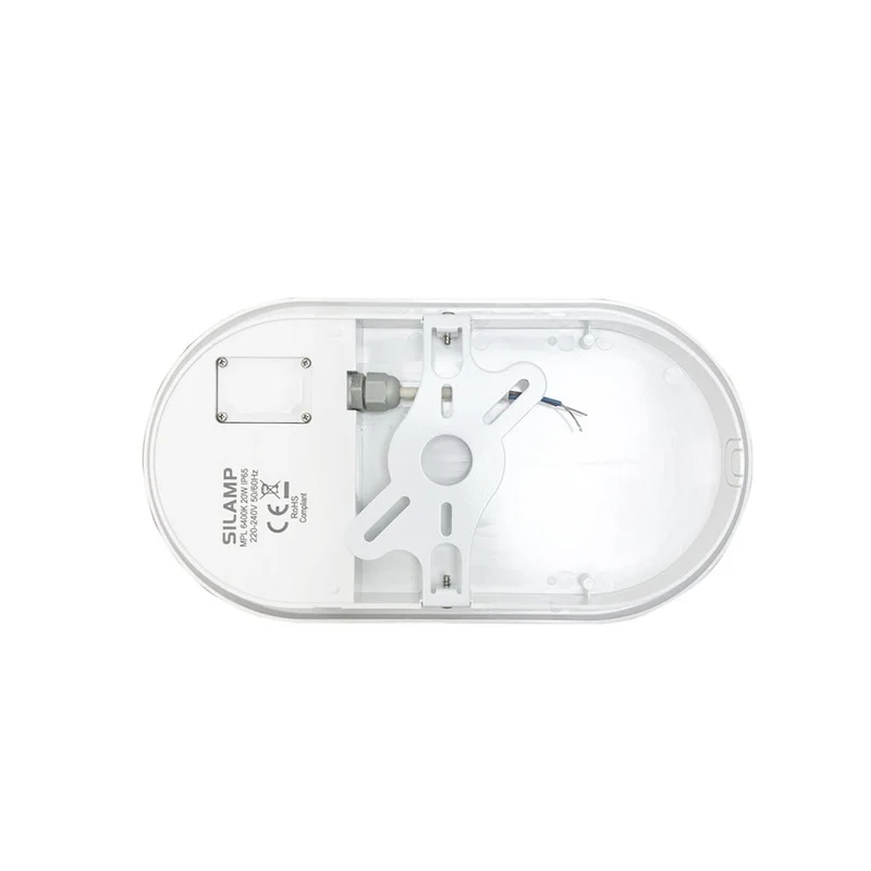 Applique LED Murale 20W Blanche Ovale IP65 - Pack de 10
