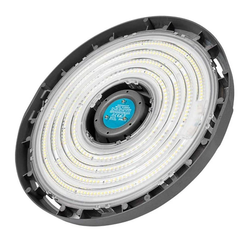 Suspension Industrielle 150W HighBay UFO Haut Rendement 180lm/W IP65 Garantie 5 Ans