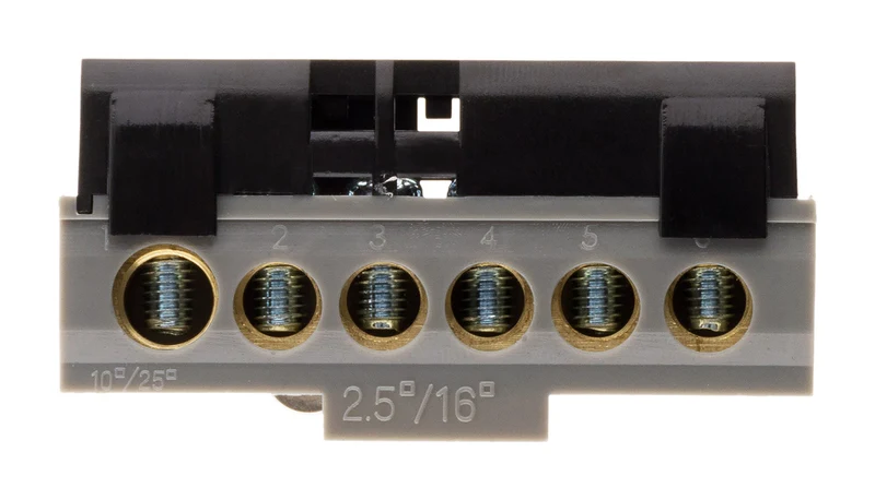 Bornier phase 6 connexions noir - Thomson