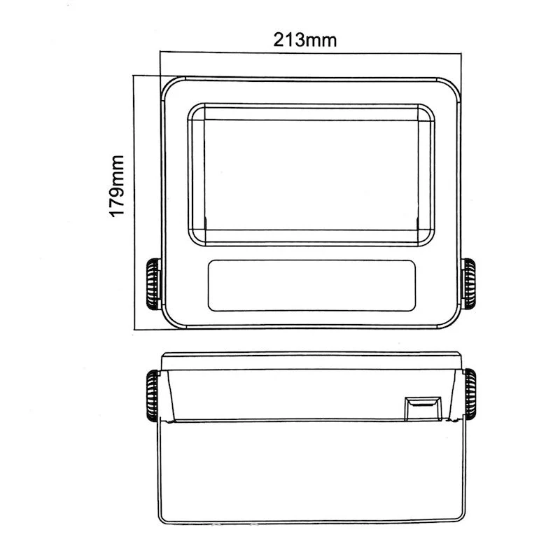 Pack de 10 - Projecteurs LED Extérieur 30W IP65 NOIR