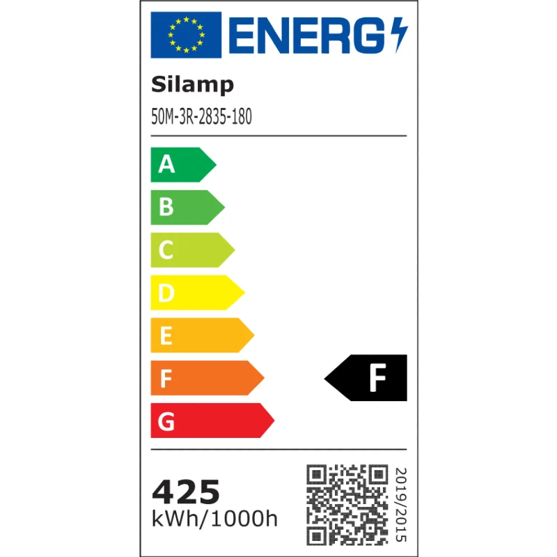 Ruban LED 50M 220V Recoupable IP65 2835 180LED/m Triple Rangée