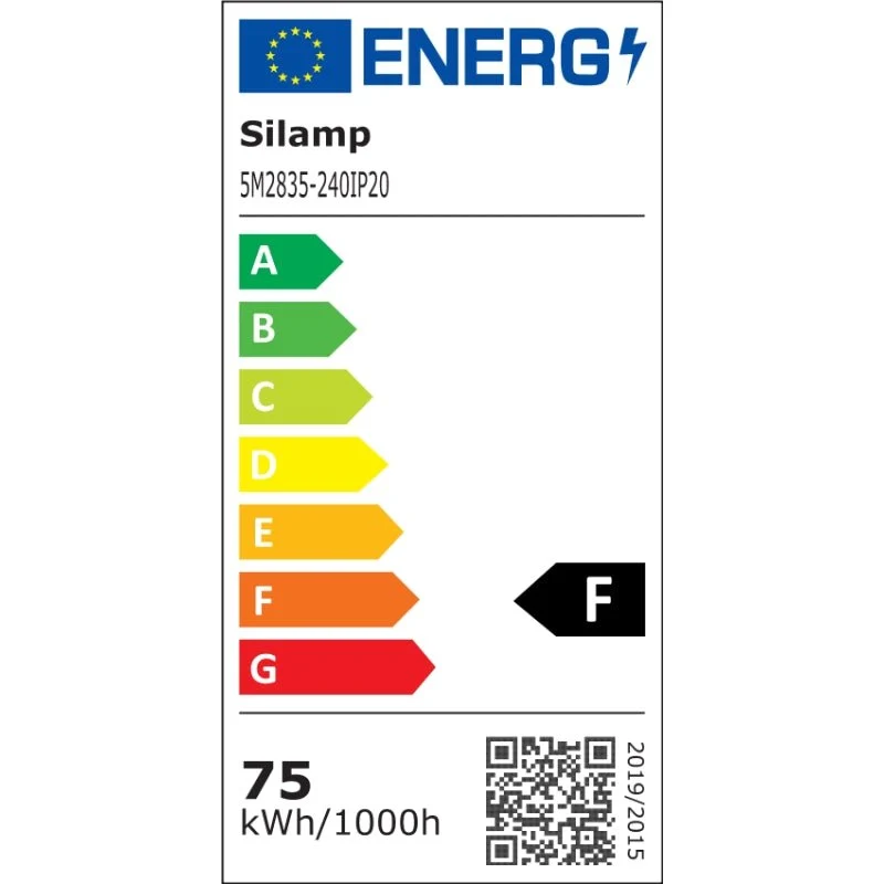 Ruban LED 12V 5M 2835 IP20 240LED/m