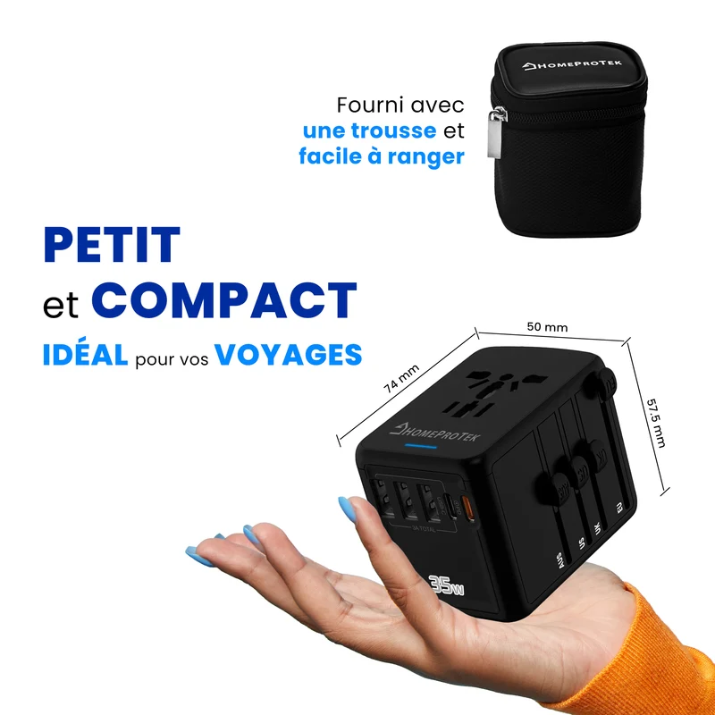 Adaptateur de voyage universel