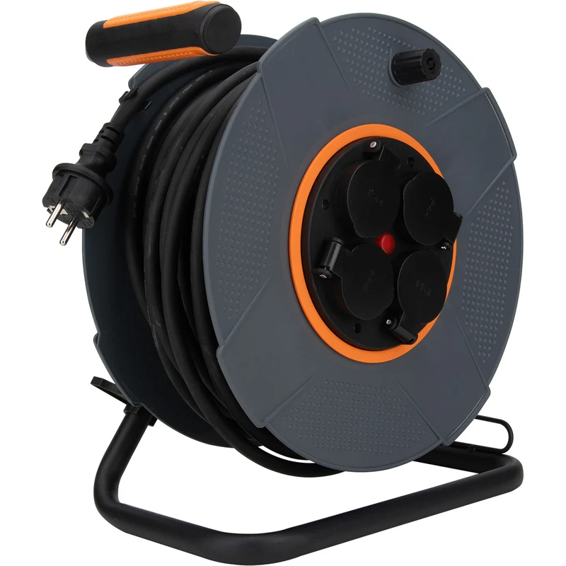 Enrouleur de chantier IP44 - 4 prises 16A - 3G1,5mm² - Zenitech
