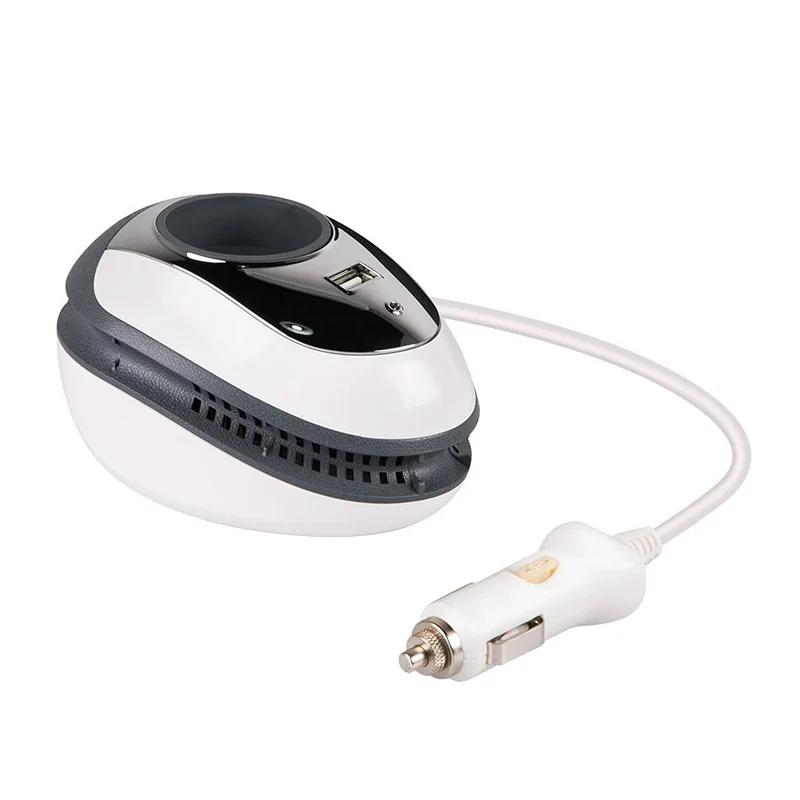 Convertisseur de voiture 12V 230V 150W EU + USB2,4A CARWATT - Watt and Co