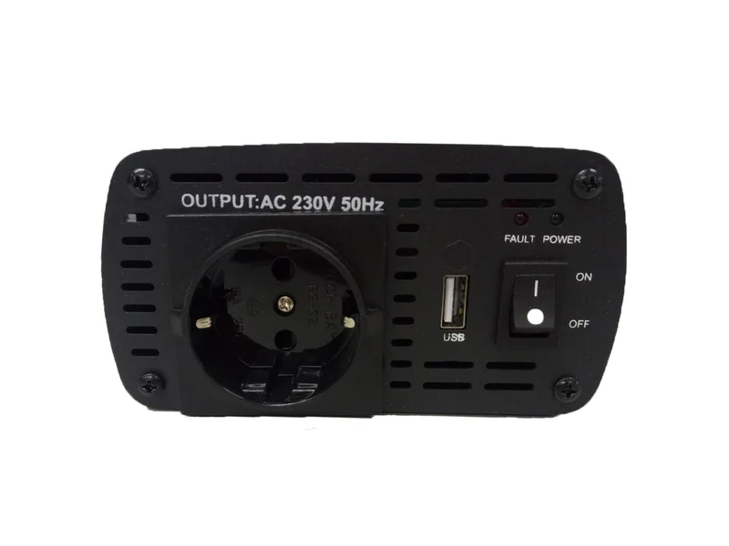 ConVertisseur 12V-230V 300W USB avec fusible de Protection - Watt and Co