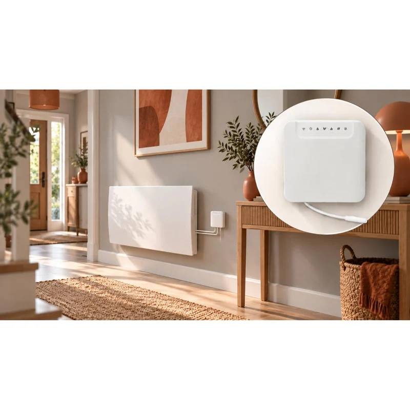Thermostat électronique connecté WiFi - compatible réglementation 2030 - Voltman