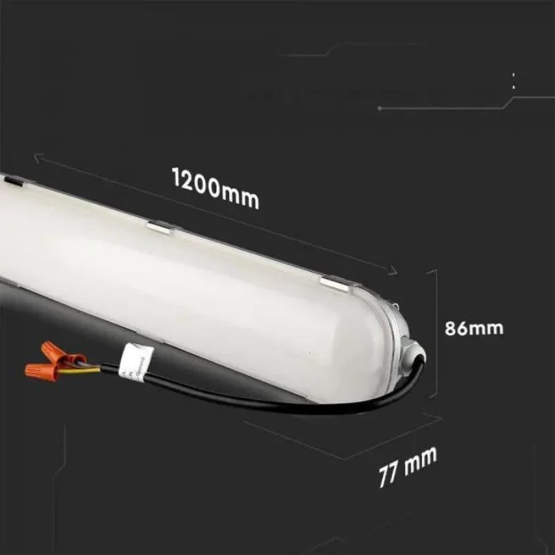 Réglette LED Étanche 120cm 60W Haut rendement 120lm/W LED Samsung - Pack de 6