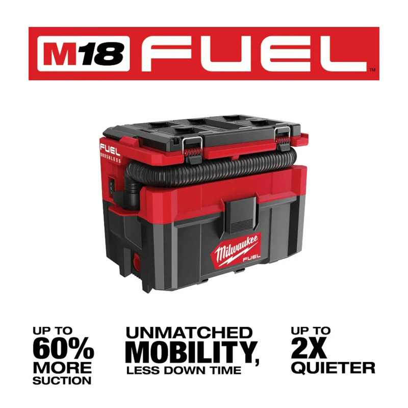 Aspirateur eau/poussière M18 FUEL™ PACKOUT™ de 2,5 gallons
