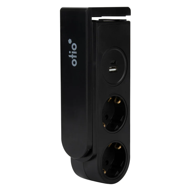 Multiprise Schuko 2x16A + USB Gekko Otio