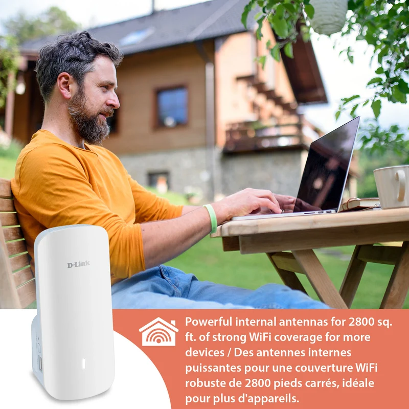 [Certified Open Box] AQUILA PRO AI AX3000 Wi-Fi 6 Smart Mesh Extender - E30/RE