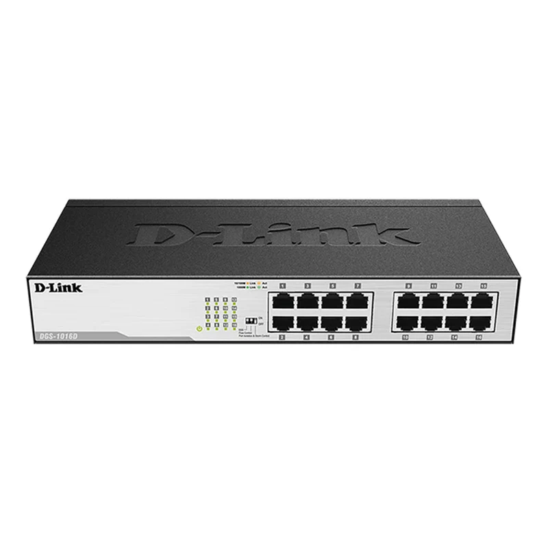 [Certified Refurbished] 16-Port Gigabit Unmanaged Switch - DGS-1016D/RE