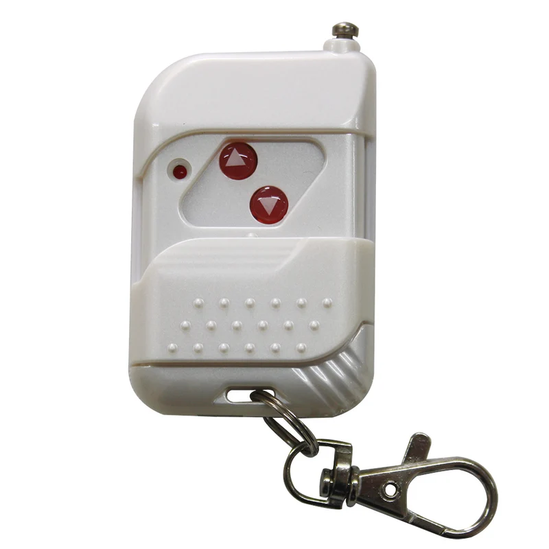 Mini télécommande sans fil 2 boutons avec chip EV1527 433Mhz 100M (Modèle 0021125)