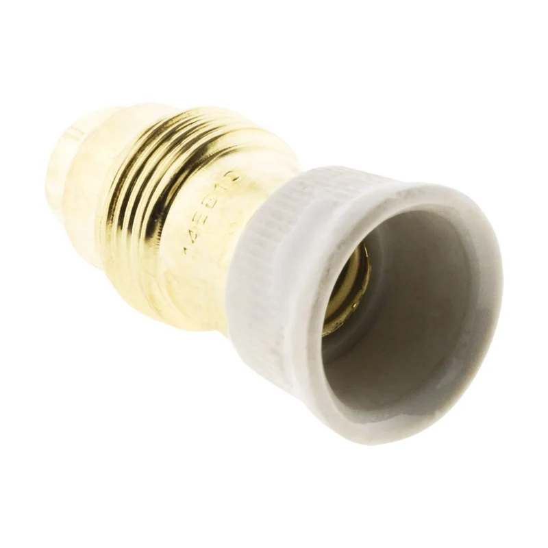 Douille E14 laiton bague porcelaine - Zenitech