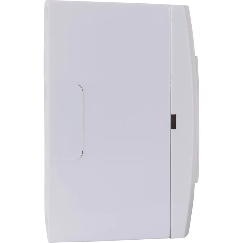 Triple prise Schuko en saillie + plaque de finition - Blanc - Kalya - Zenitech