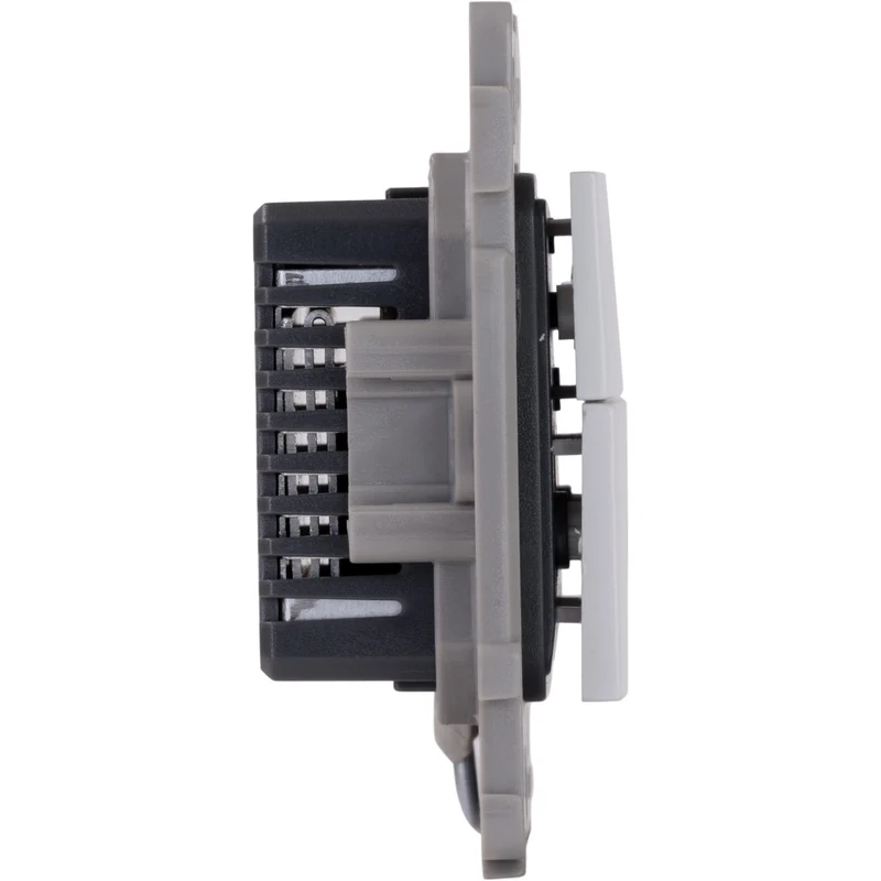 Variateur à touche encastré Kalya - Blanc et Argent - Zenitech