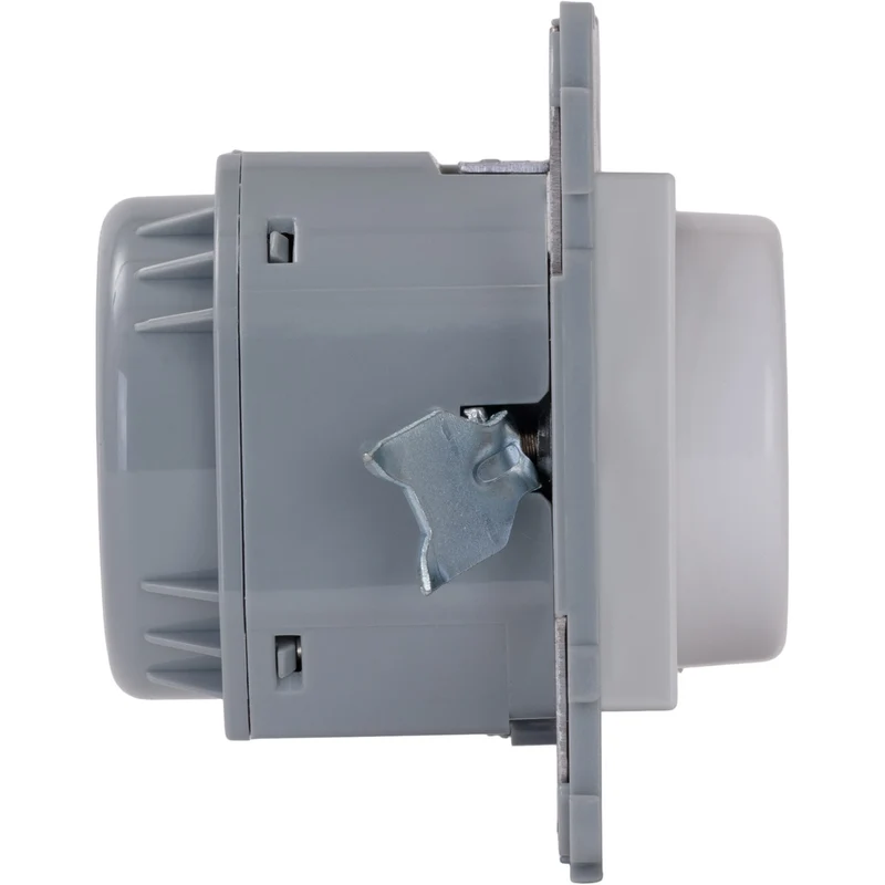 Variateur rotatif encastré Kalya - Blanc et Argent - Zenitech