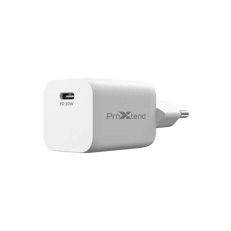 ProXtend - Chargeur mural USB-C | 30W PD | Charge rapide | Blanc - PX-PD30P1EU
