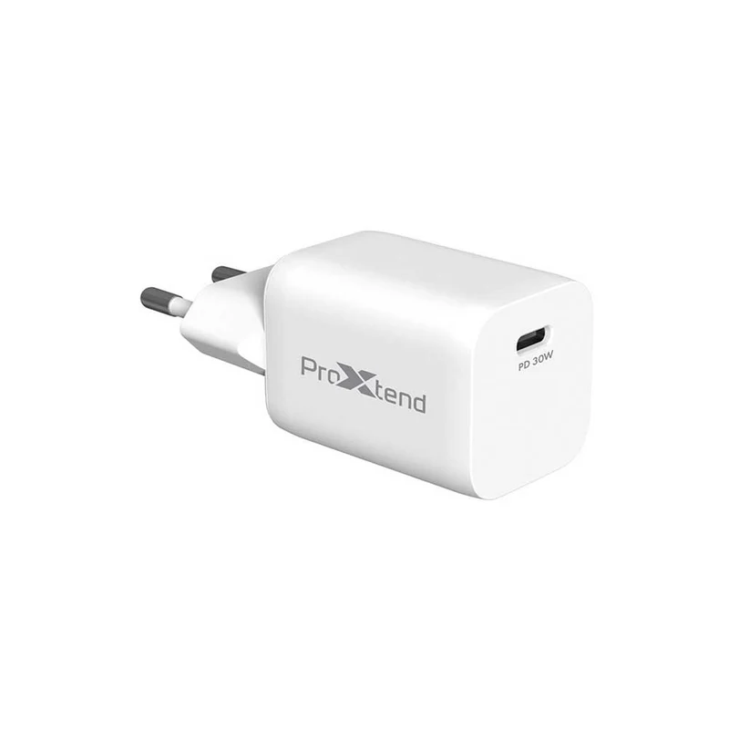 ProXtend - Chargeur mural USB-C | 30W PD | Charge rapide | Blanc - PX-PD30P1EU