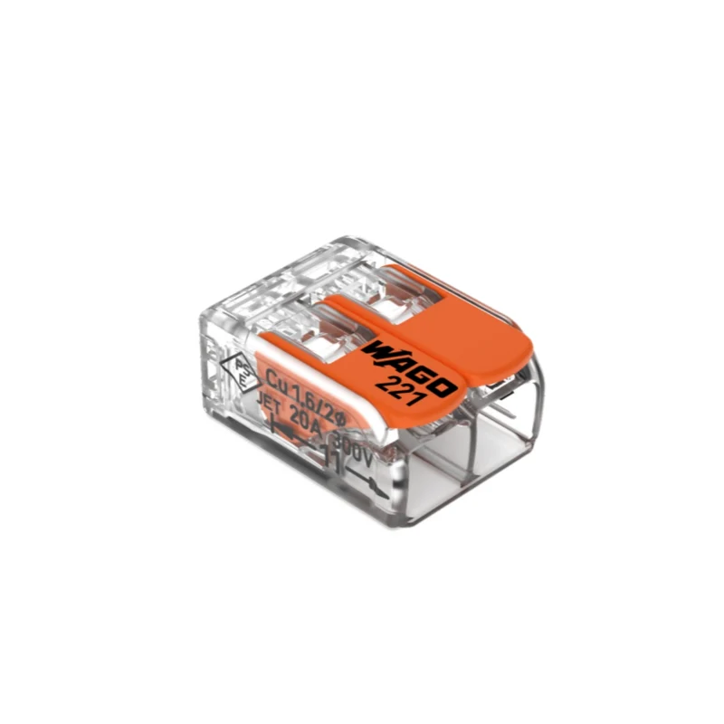 Sachet de 2/3/5 bornes 2 entrées S221 - Wago