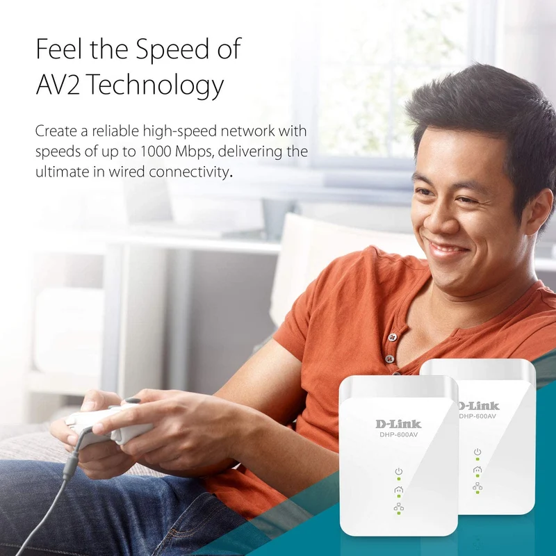 PowerLine AV2 1000 Gigabit Starter Kit - DHP-601AV