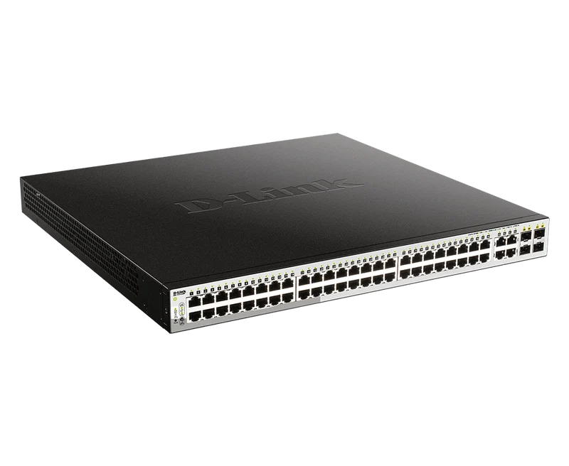 52-Port Gigabit Smart Managed PoE Switch - DGS-1210-52MP