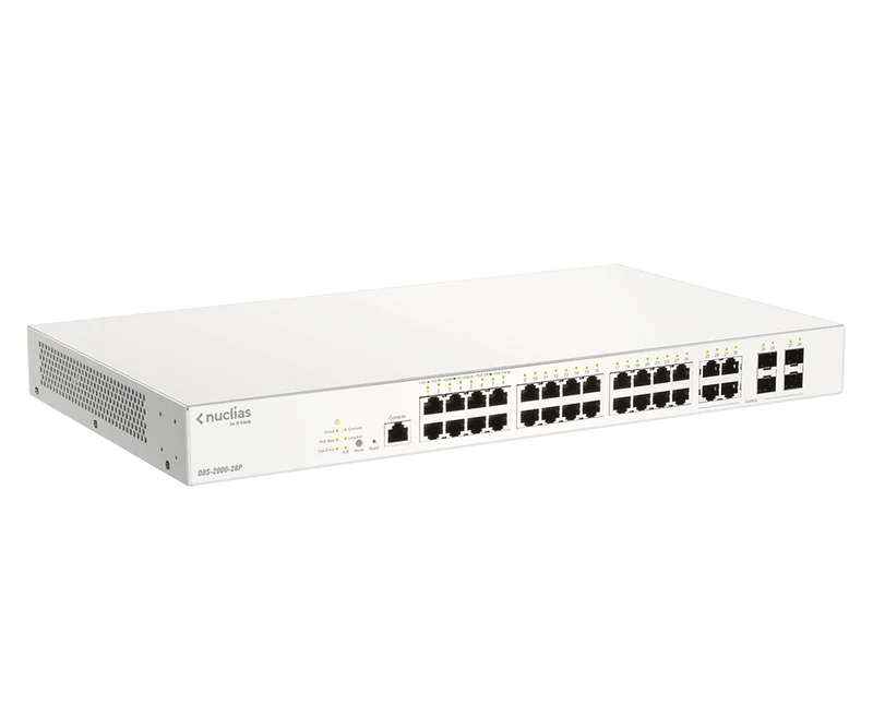 28-Port Nuclias Cloud-Managed Switch - DBS-2000-28