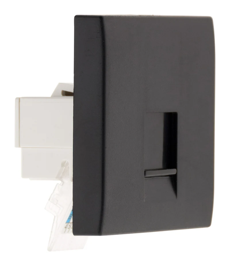 Prise TEL. RJ 45 cat.5 module large - Zenitech