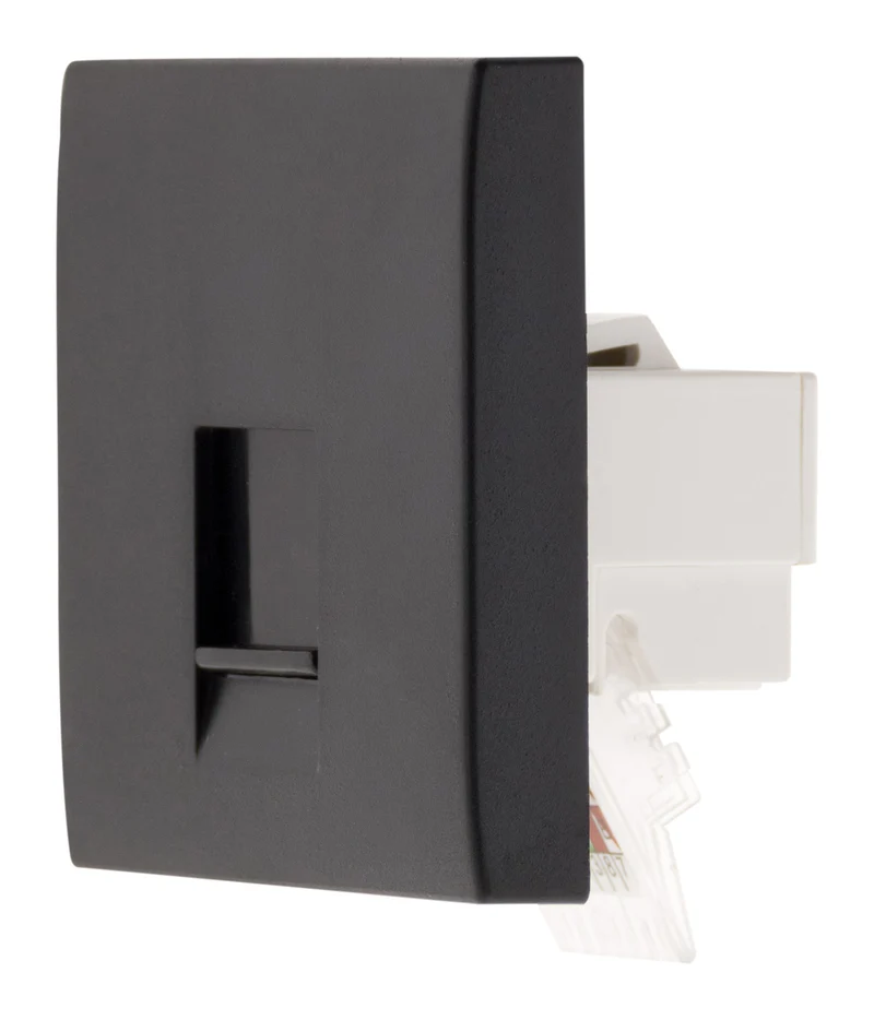 Prise TEL. RJ 45 cat.5 module large - Zenitech
