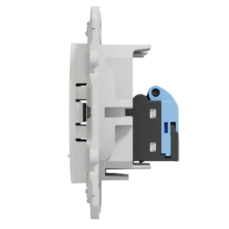 Prise RJ45 cat 6 blindée à vis Blanc - Odace - Schneider