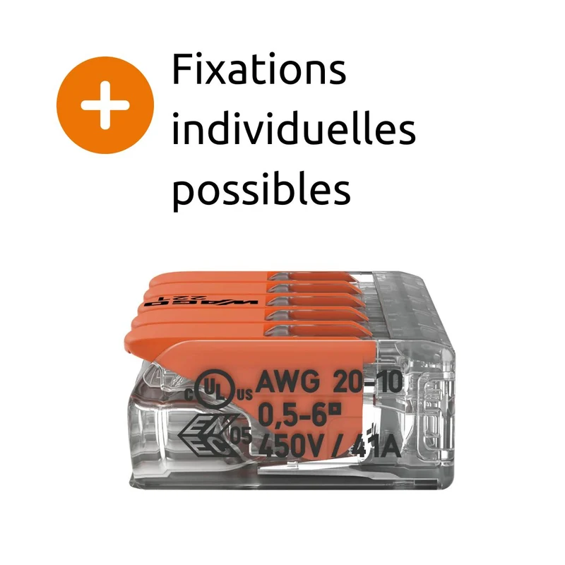 Borne de raccordement S221 Compact - 2/5 entrées - Wago