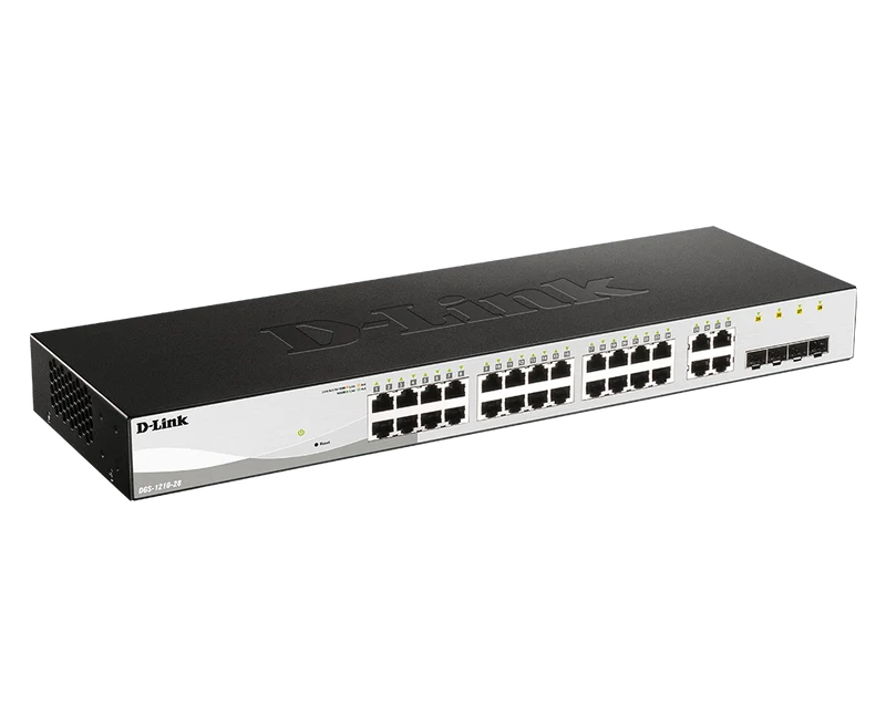 28-Port Gigabit Smart Managed Switch - DGS-1210-28